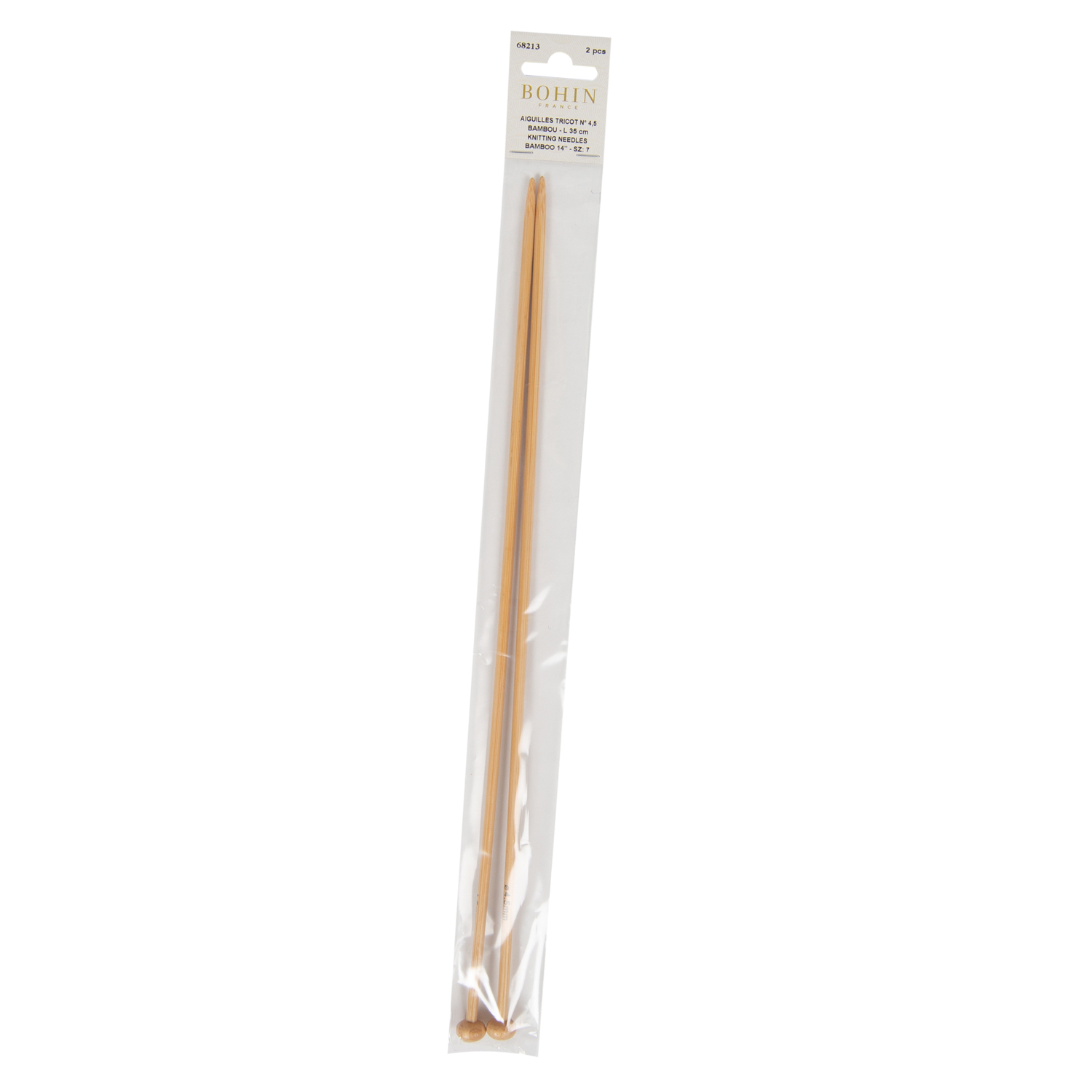 Bamboo knitting needles - 14"