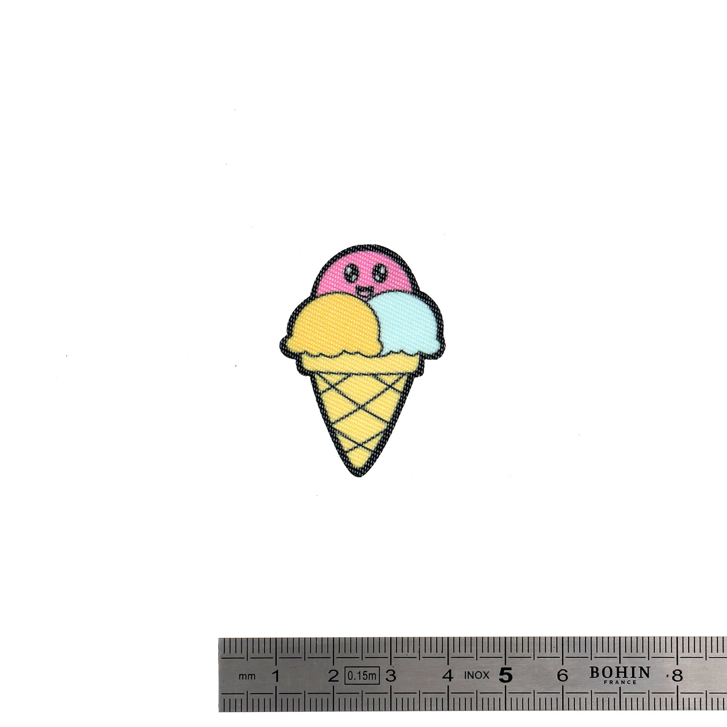 IRON-ON-PATCHES "MINIPATCHI" - ICE CREAM