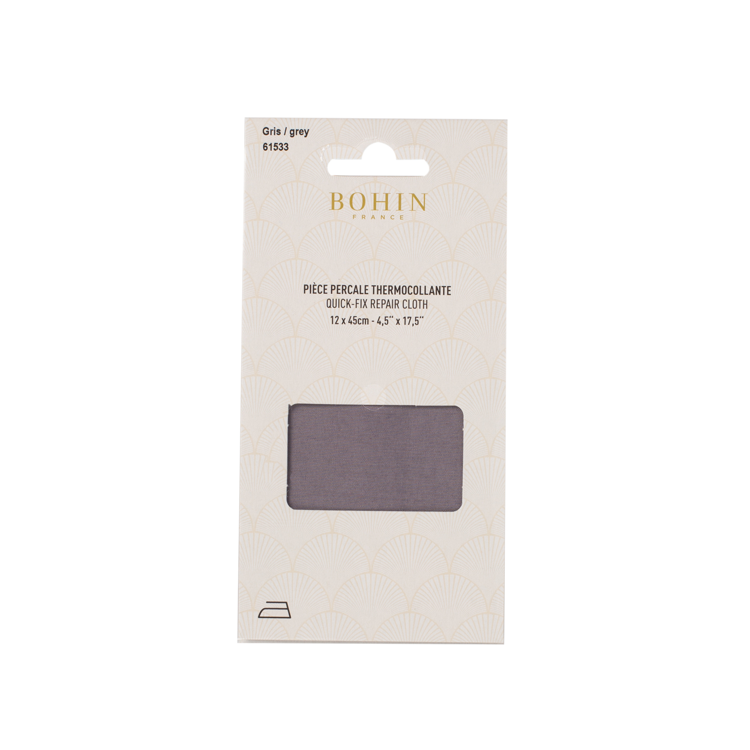 Percale cotton iron on quick fix repair mending