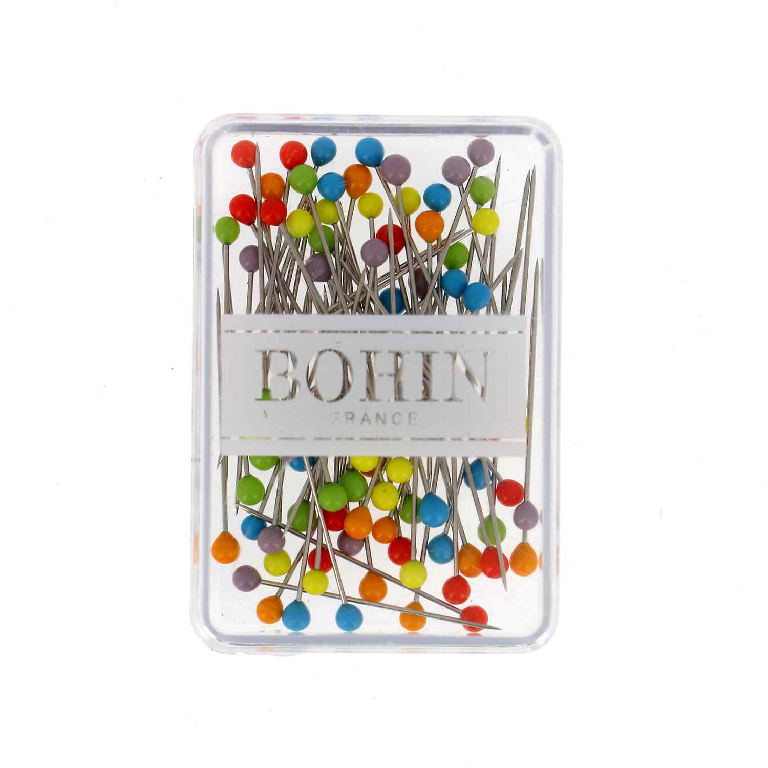 Exclusivity : Murano glass head pins "Rainbow"