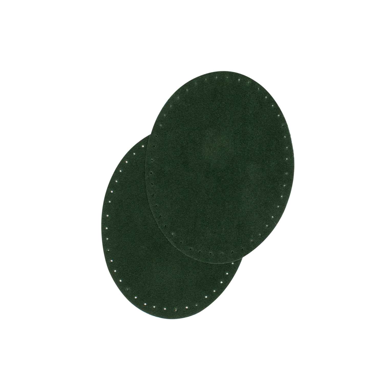 Suede iron on oval repair patches