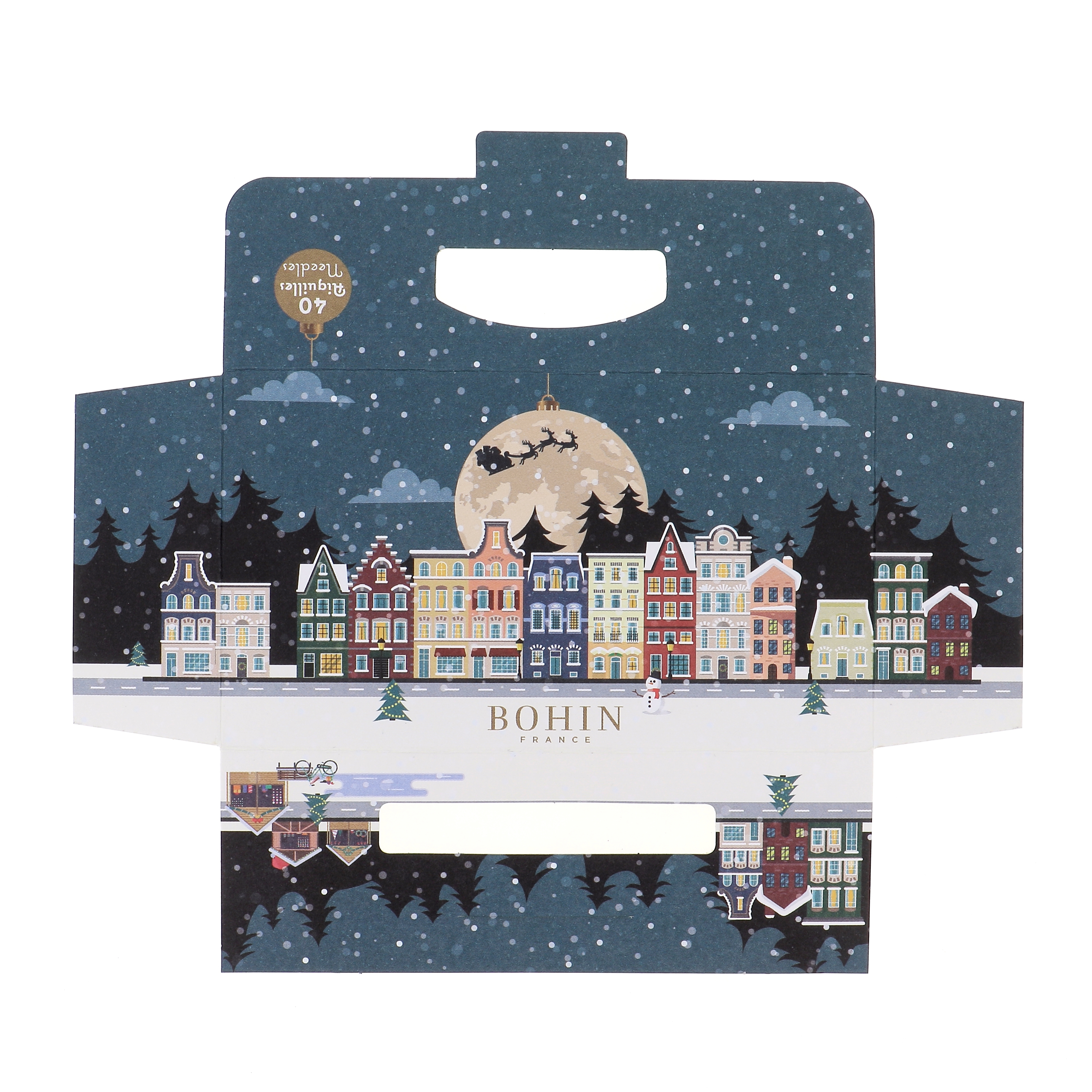 SEWING NEEDLES (book of 40) "CHRISTMAS"