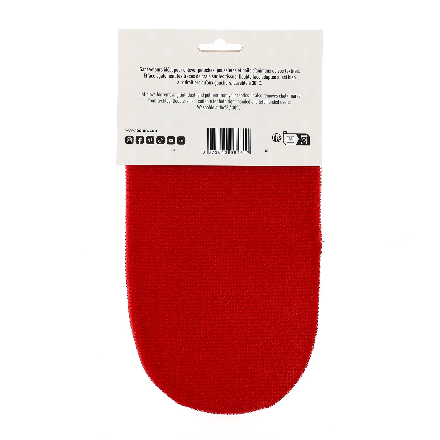 Lint glove - Red