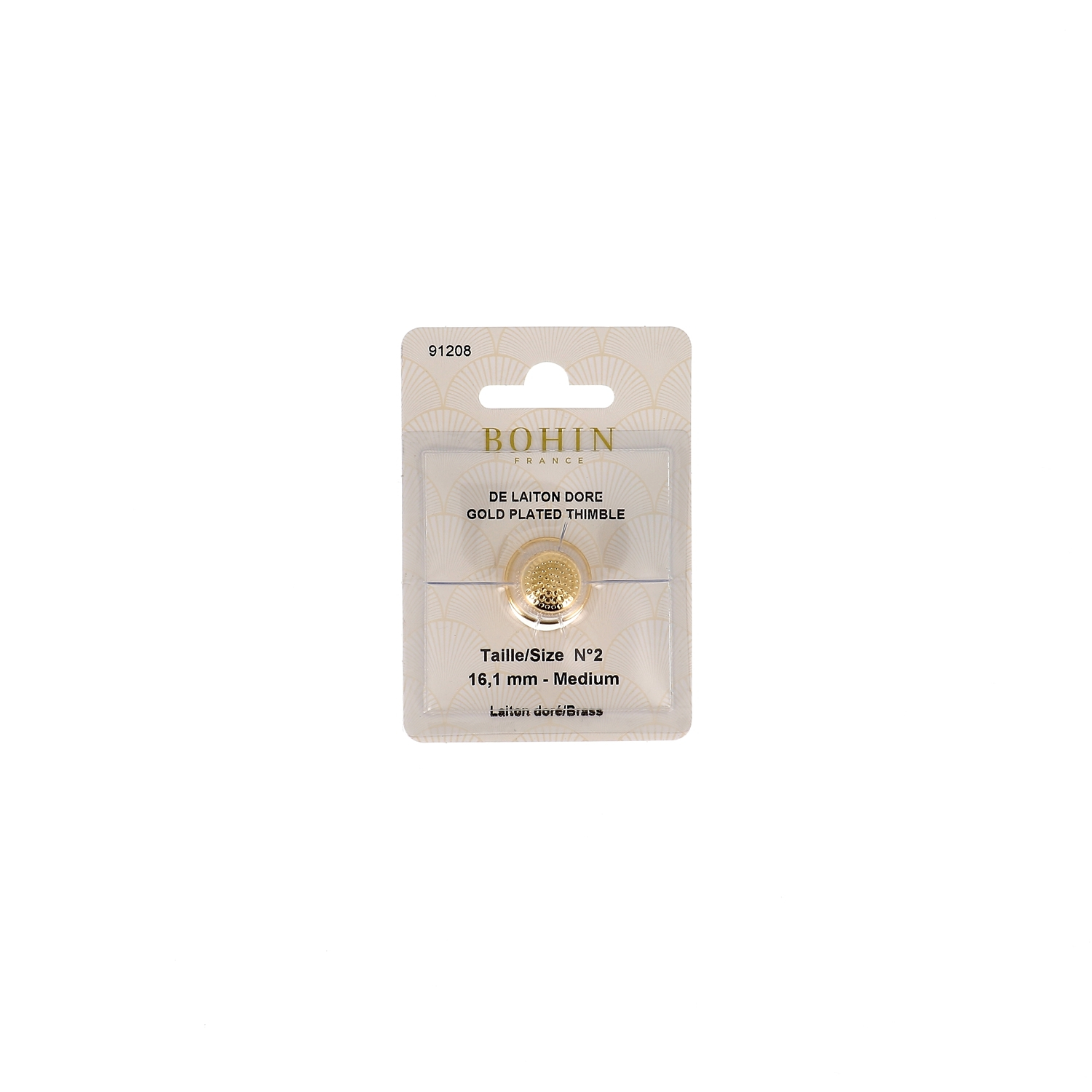 Gold plated thimbles 