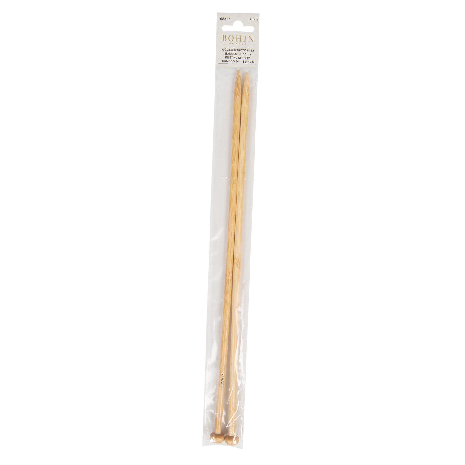 Bamboo knitting needles - 14"