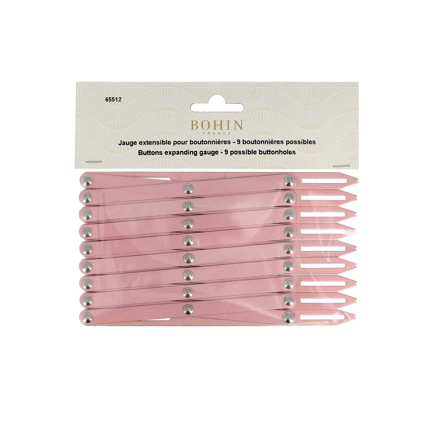 Buttons expanding gauge