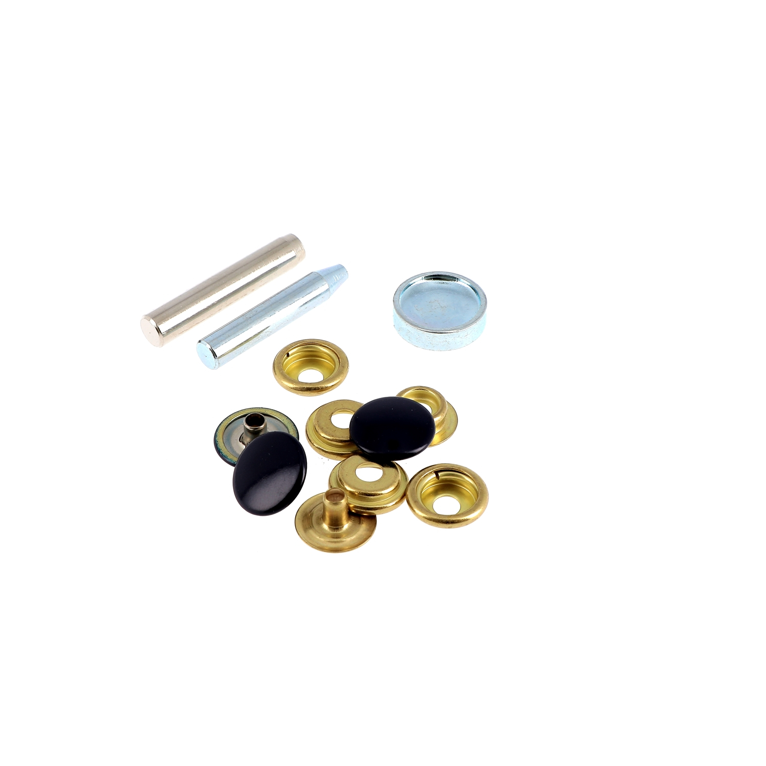 Non-sew fasteners for heavy fabrics