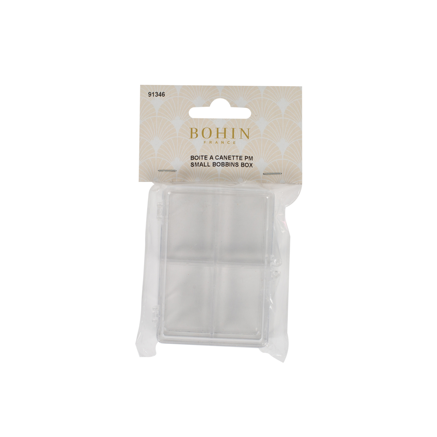 Square plastic bobbins cases