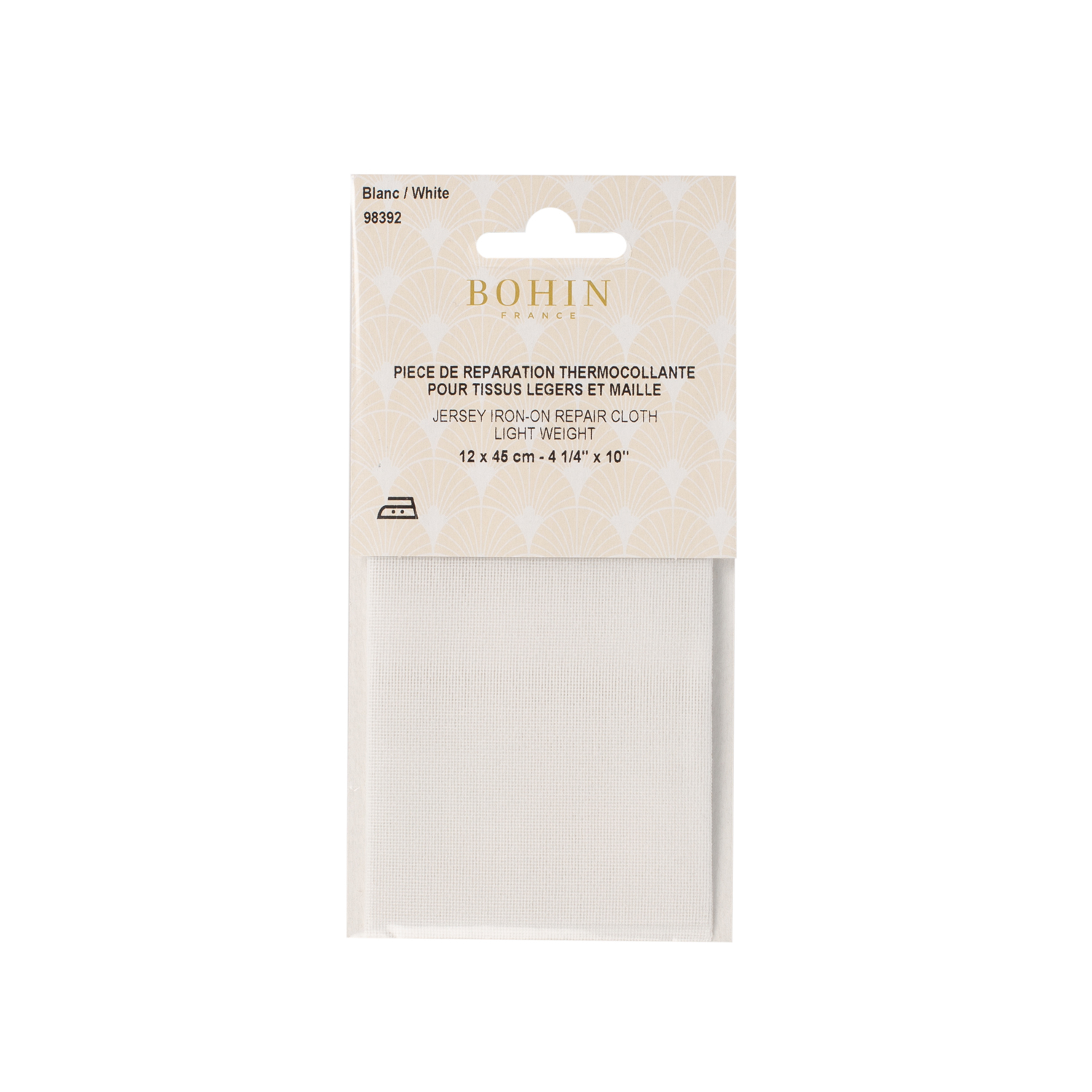 Pièce de réparation thermocollante pour tissus jersey