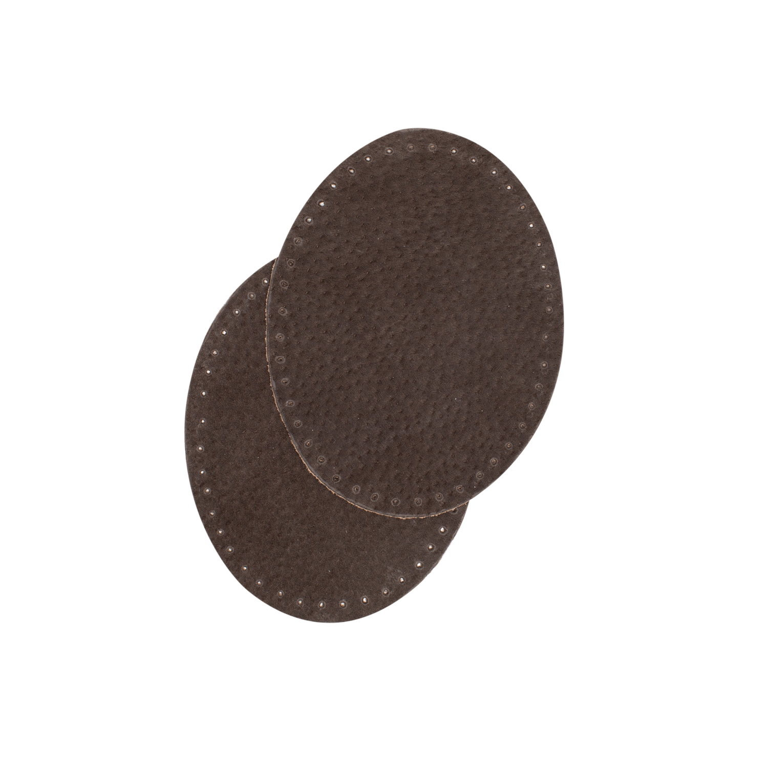 Sew-on oval leather repair patches