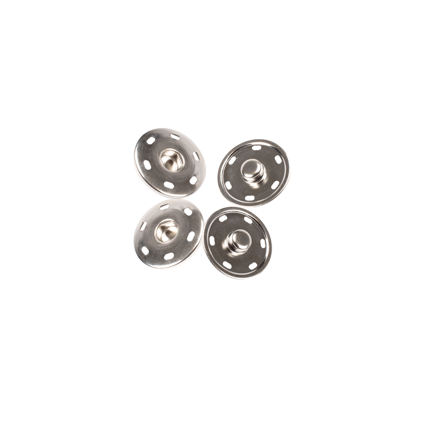 Brass rustproof snap fasteners