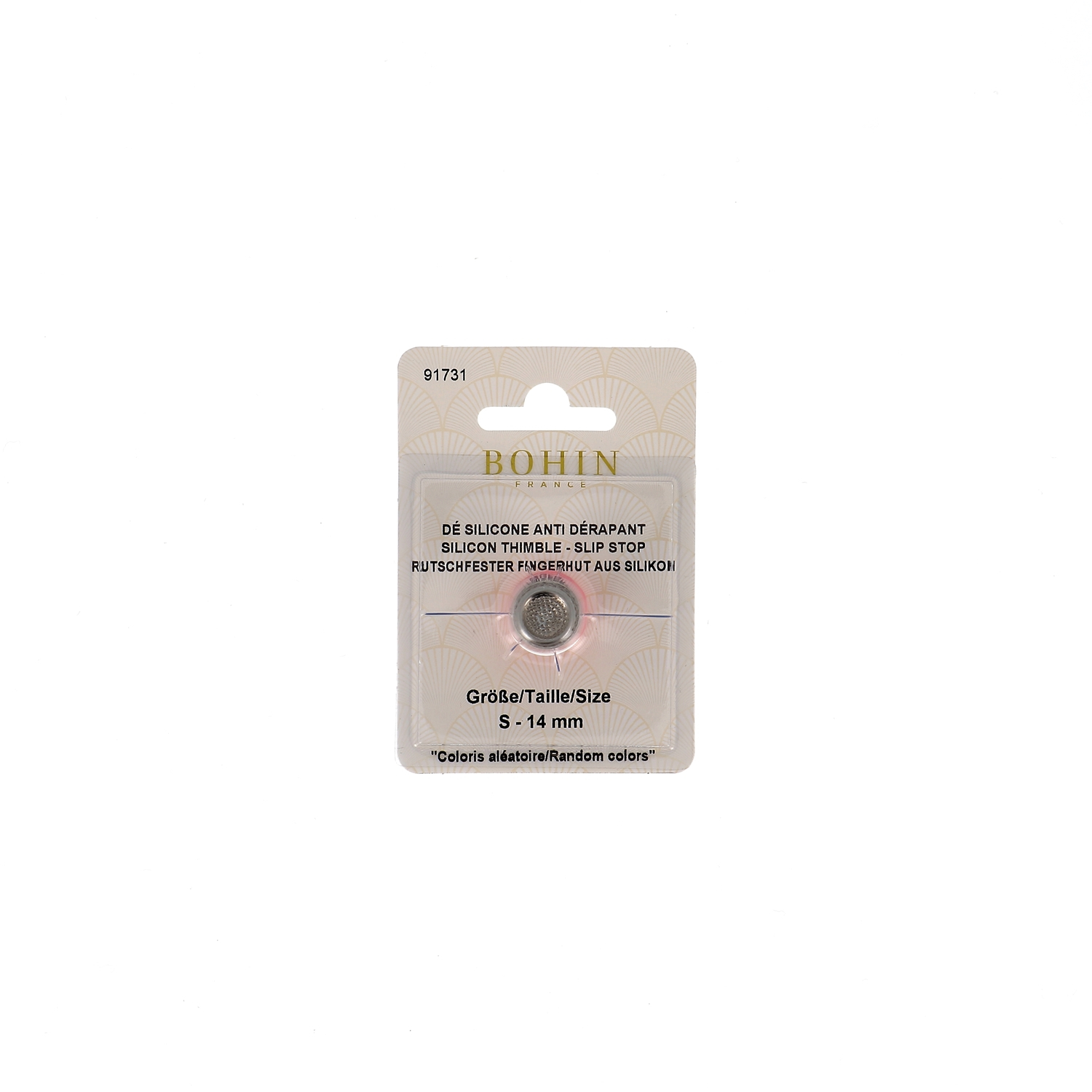 Flexible silicon thimble steel stop