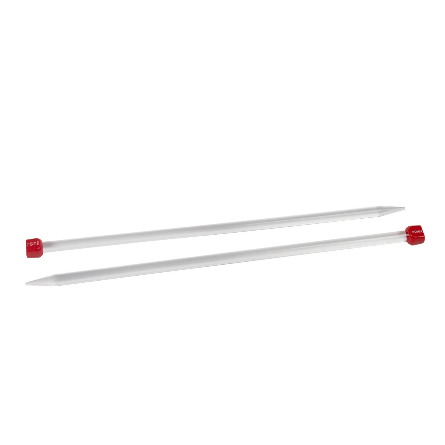 Plastic knitting needles - 13 3/4"