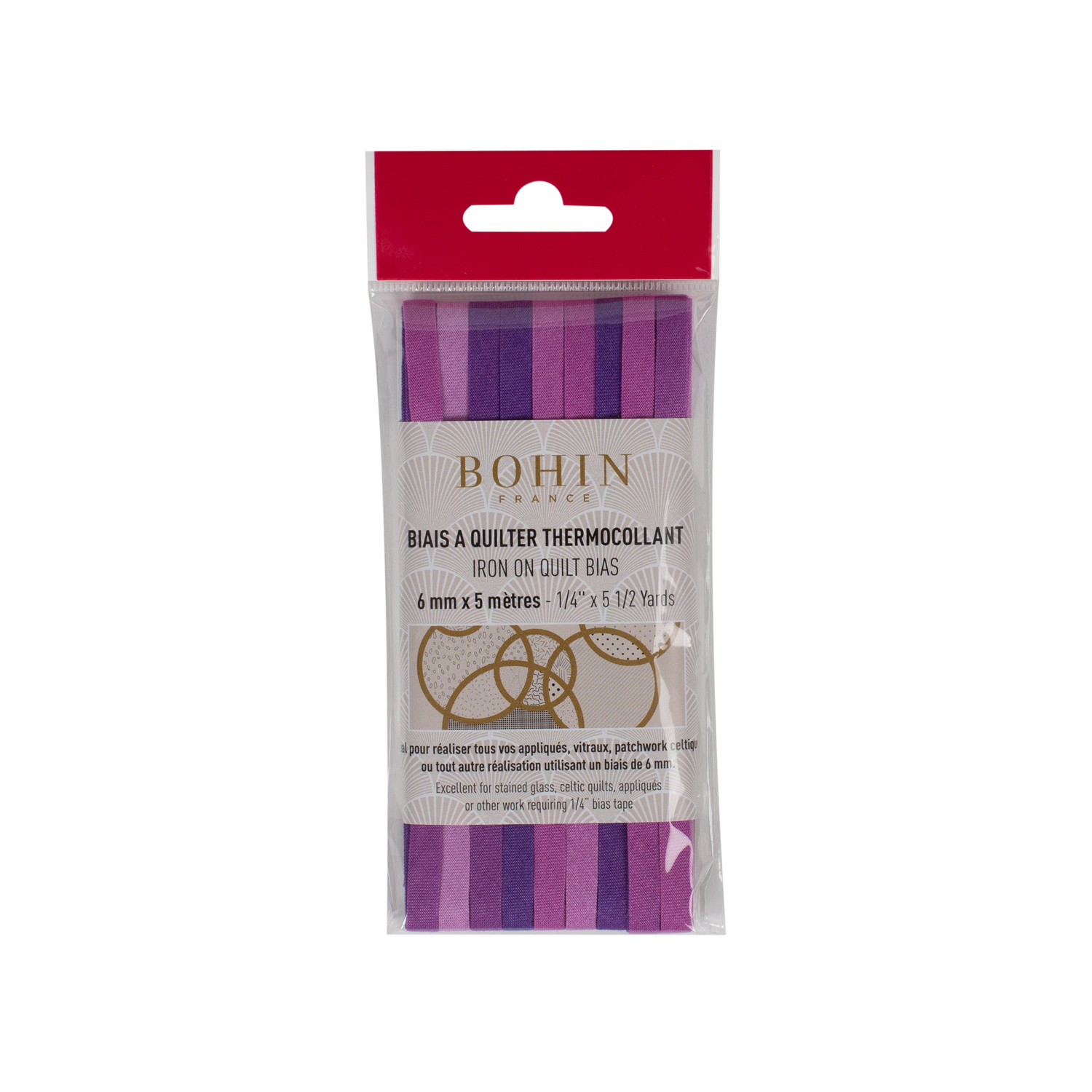 Biais à quilter thermocollant