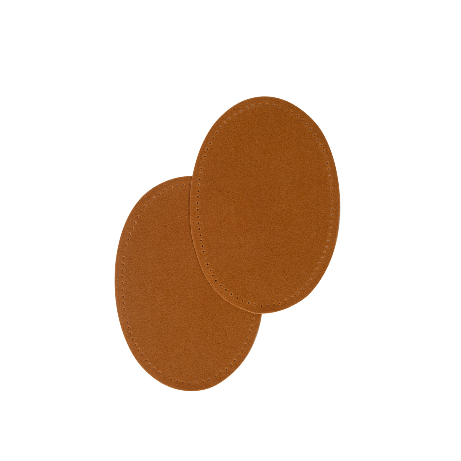 Suede iron on oval repair patches