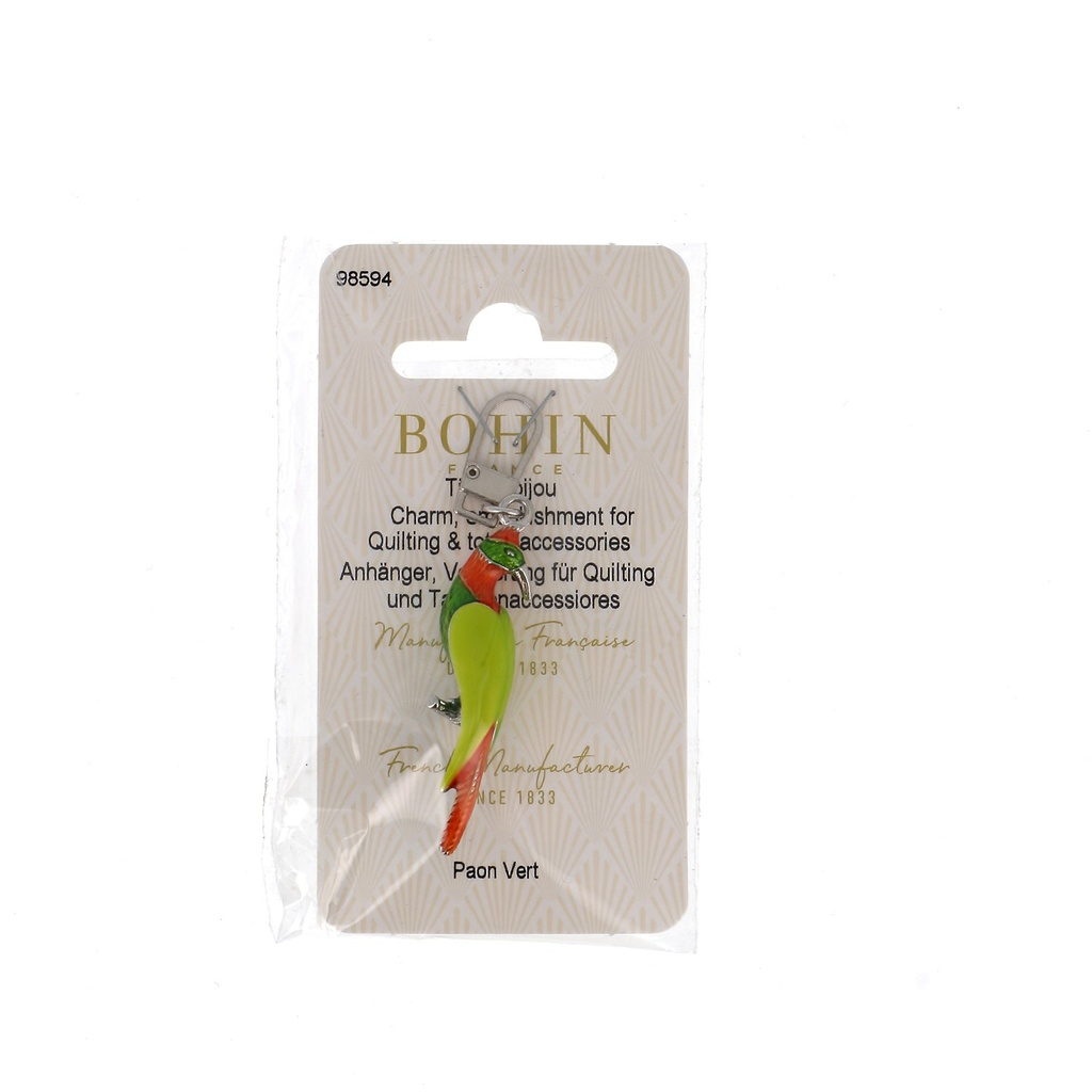 Charm embellishment for quilting & totes accessories