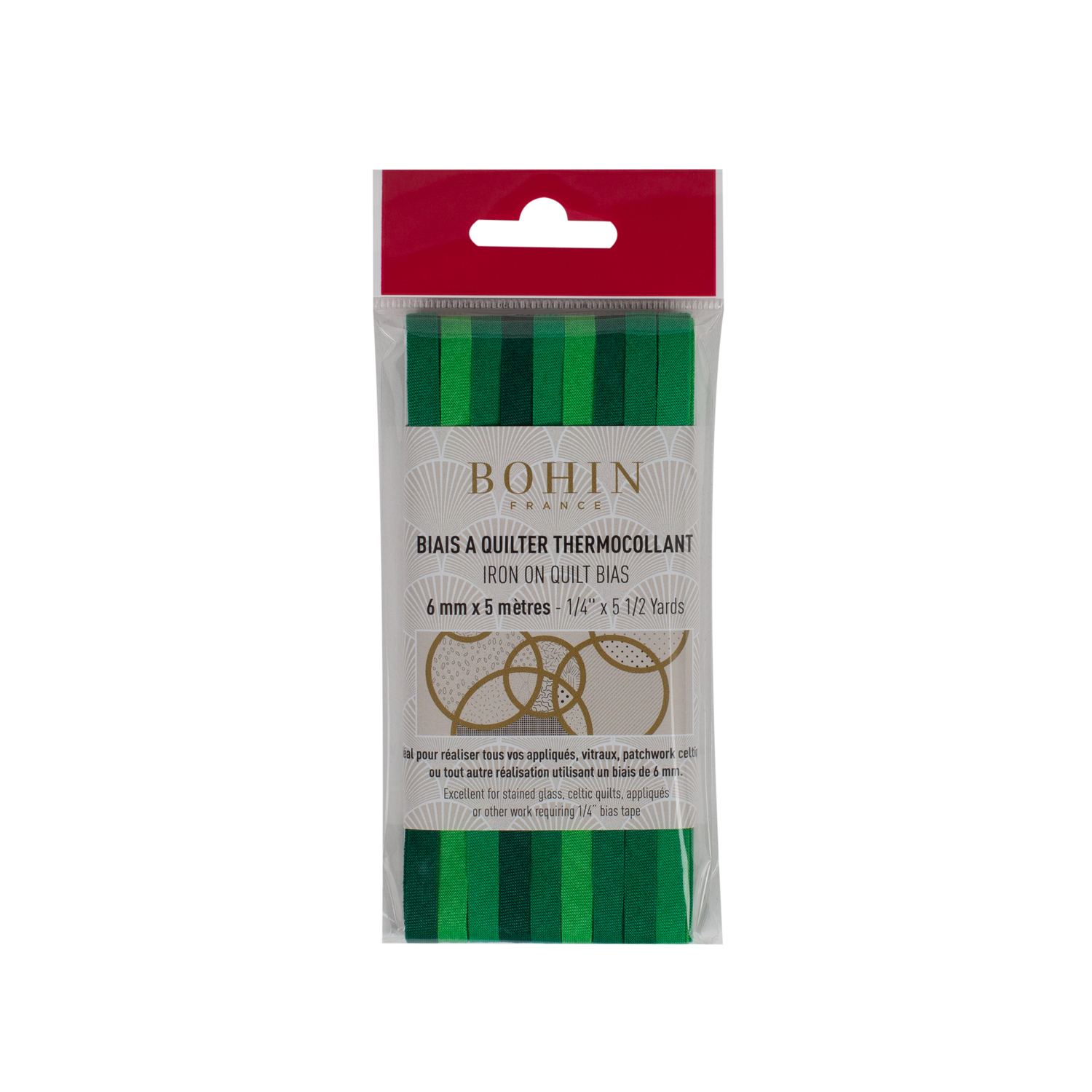 Biais à quilter thermocollant