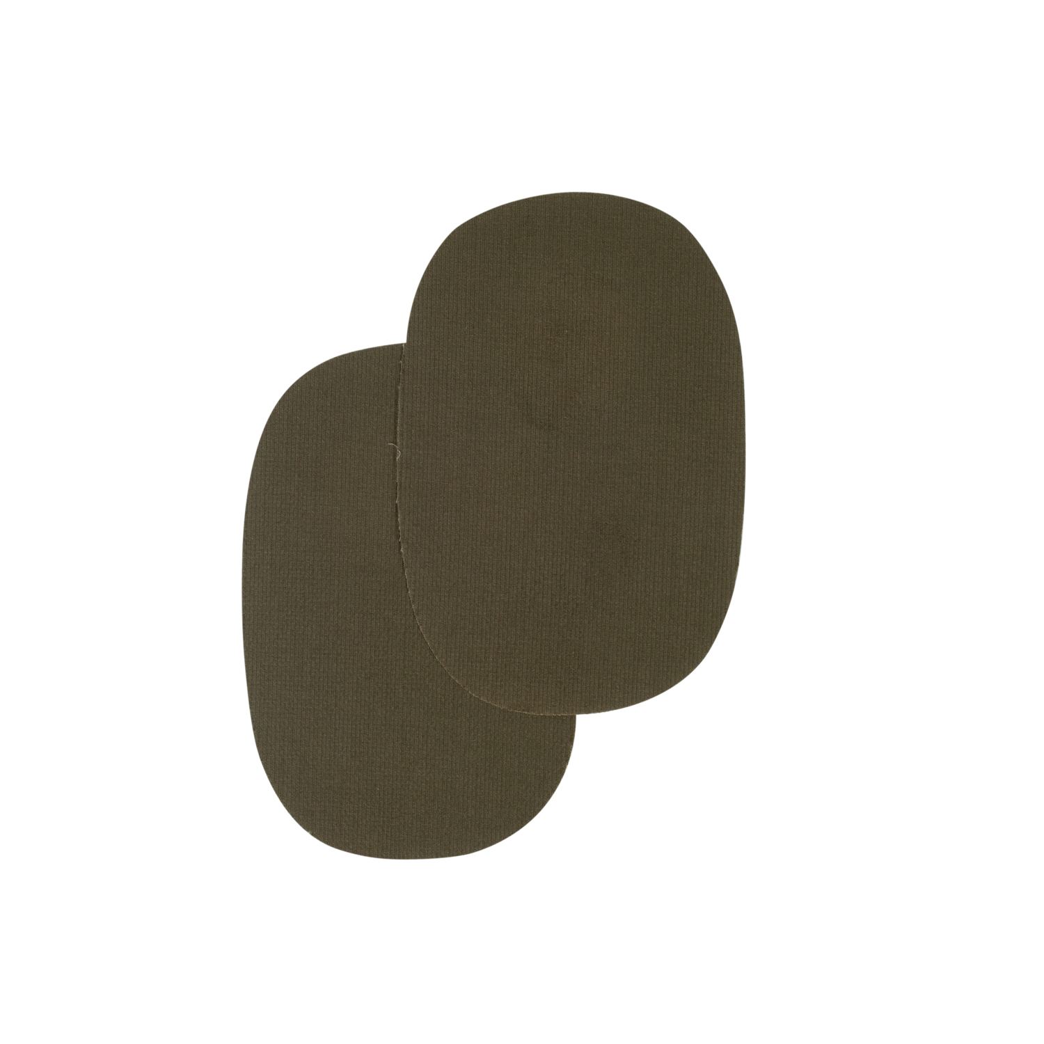 Iron on oval repair patches - "corduroy"