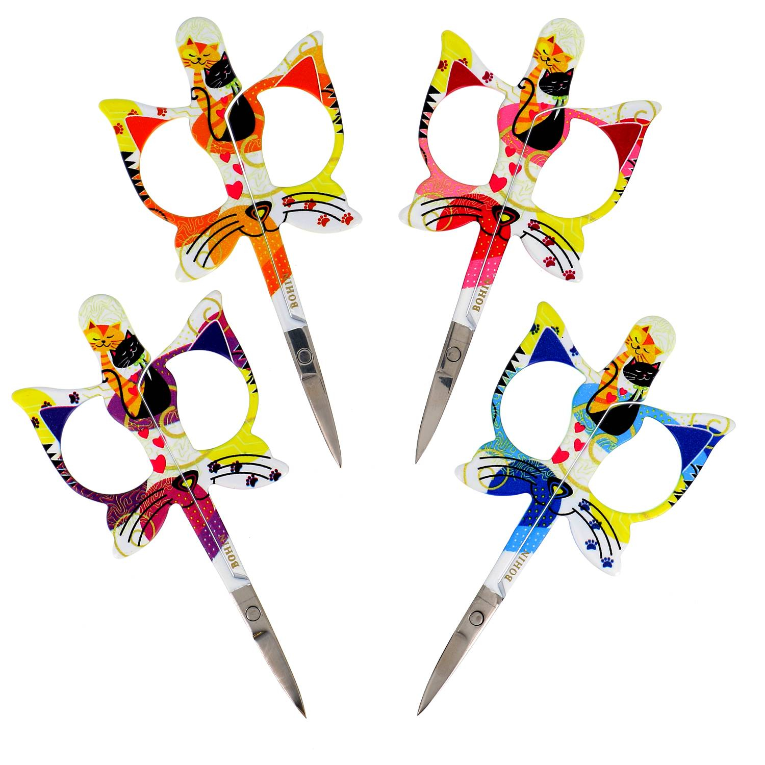 Embroidery fancy scissors - "Cats"