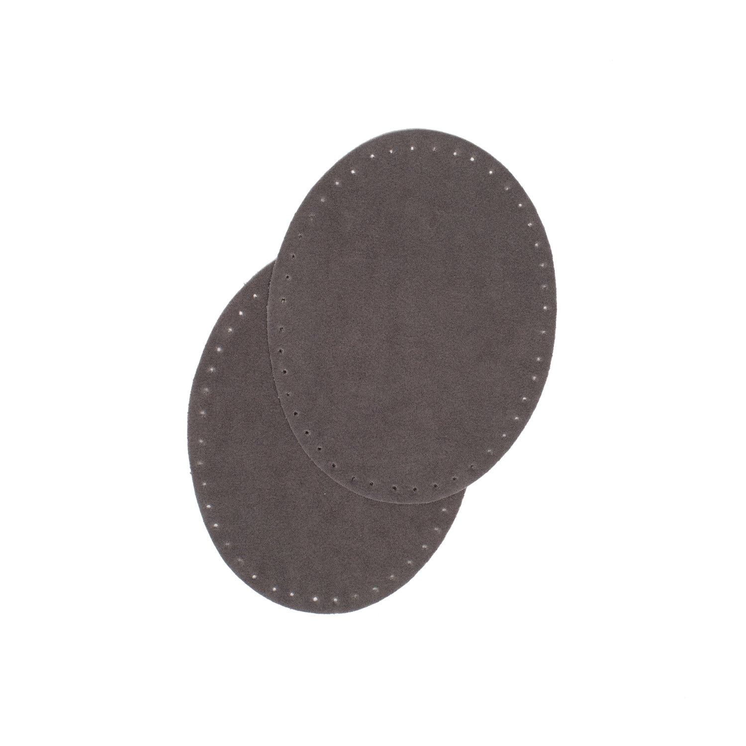 Suede iron on oval repair patches