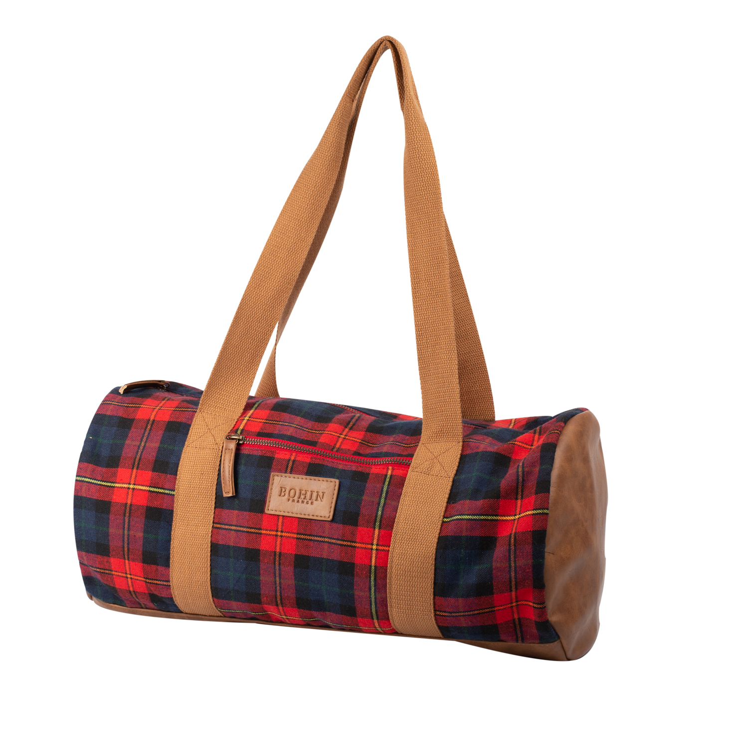 Knitting Tartan bag