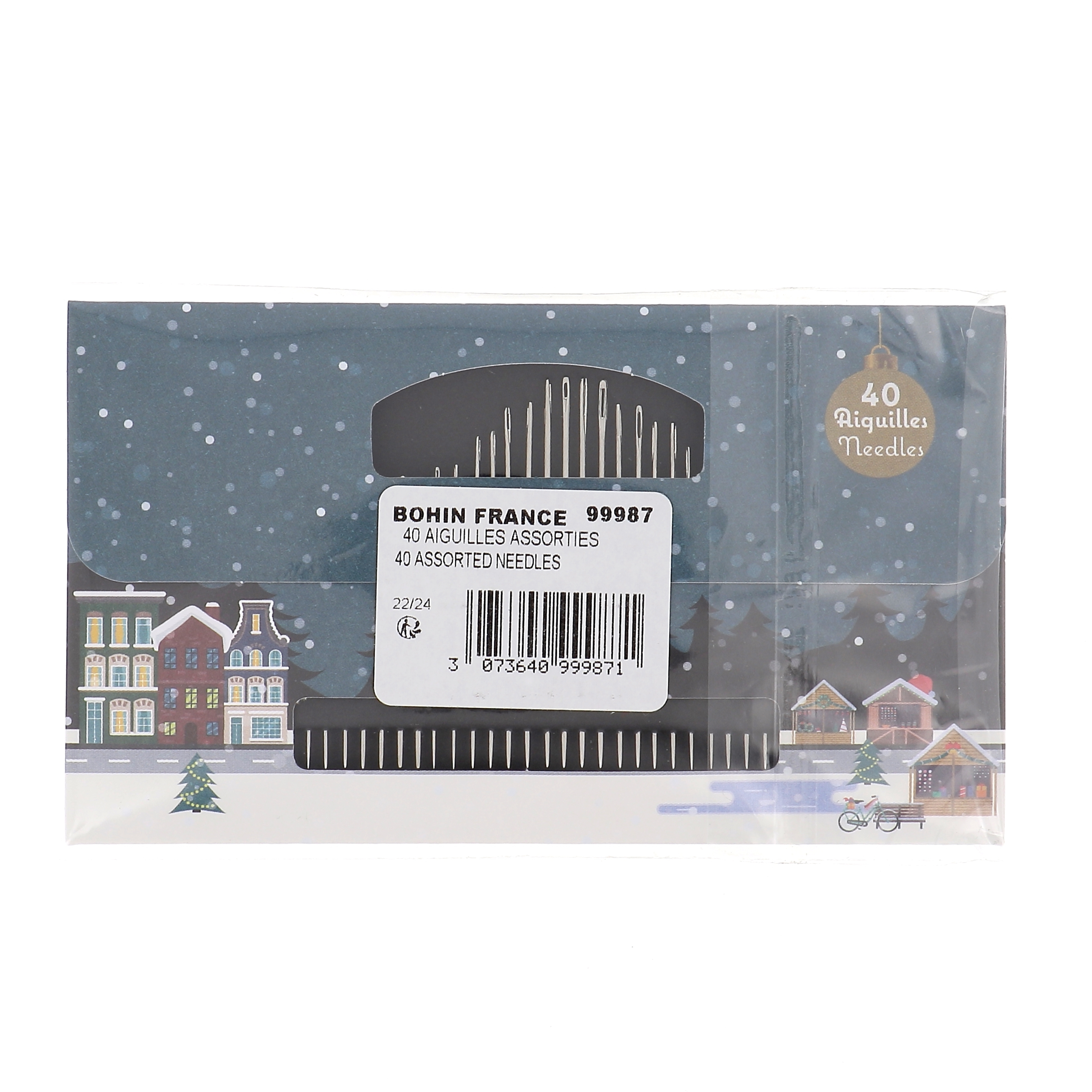 SEWING NEEDLES (book of 40) "CHRISTMAS"