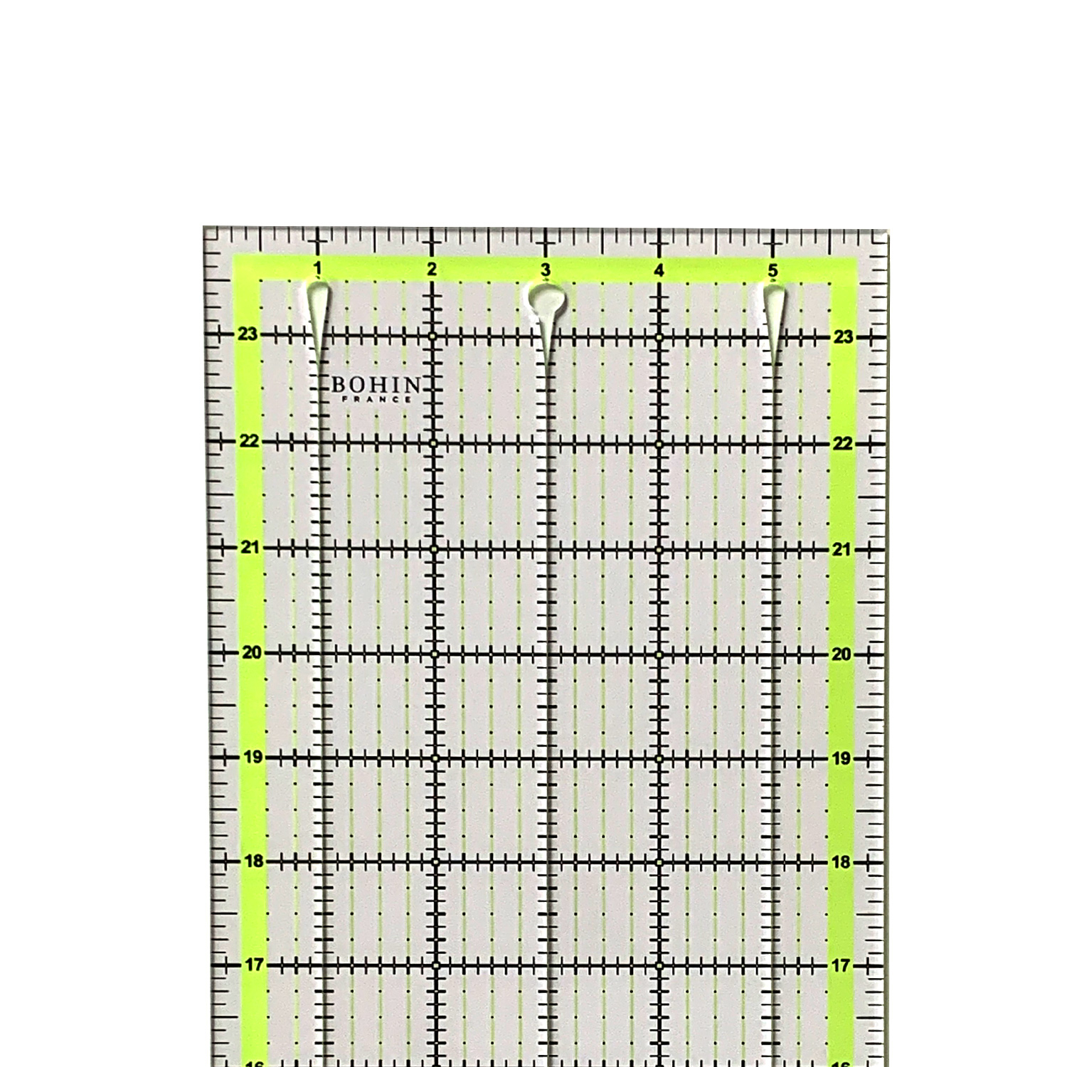 Slotted quilting rulers - Graduated in Inches