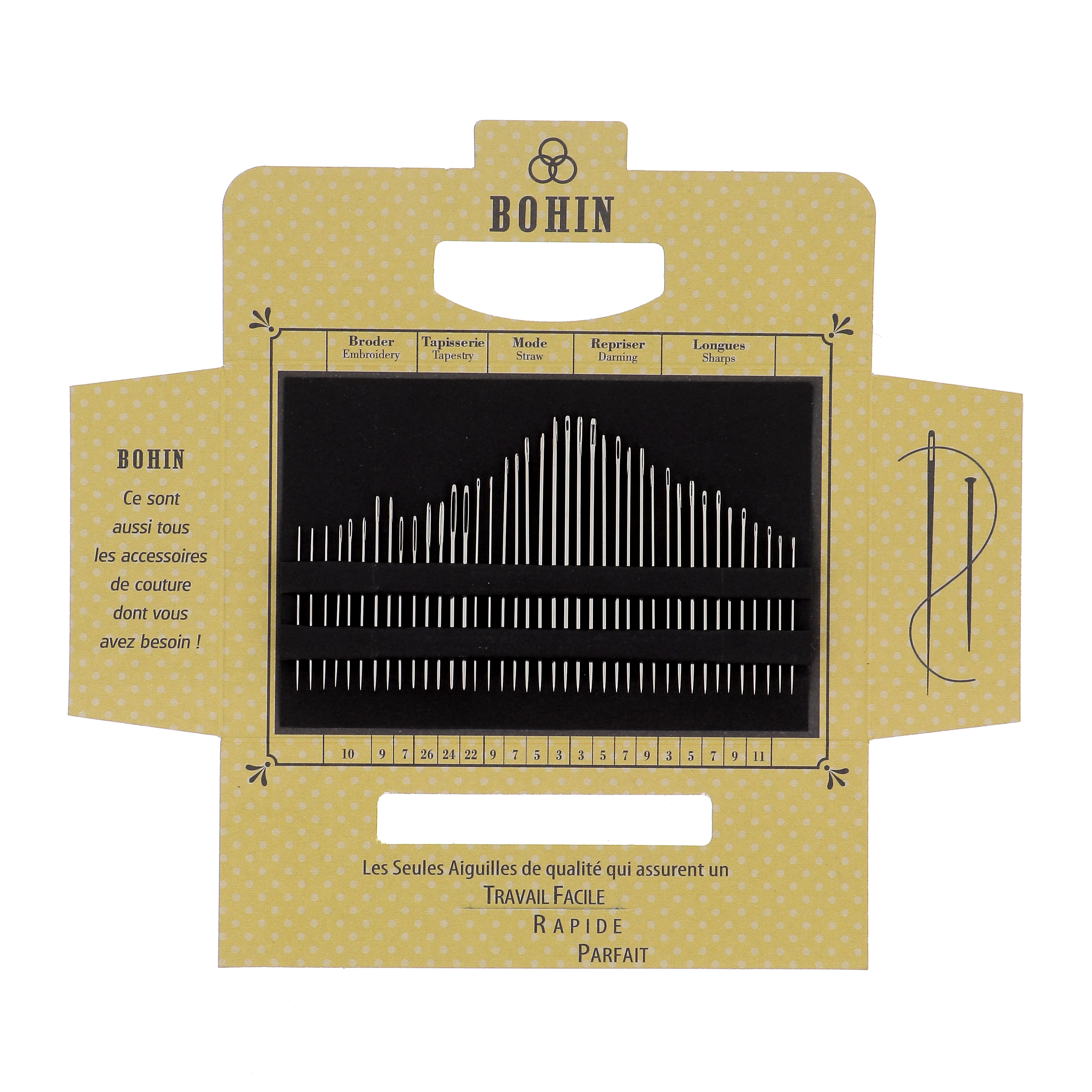 SEWING NEEDLES (book of 40) "CHRISTMAS"