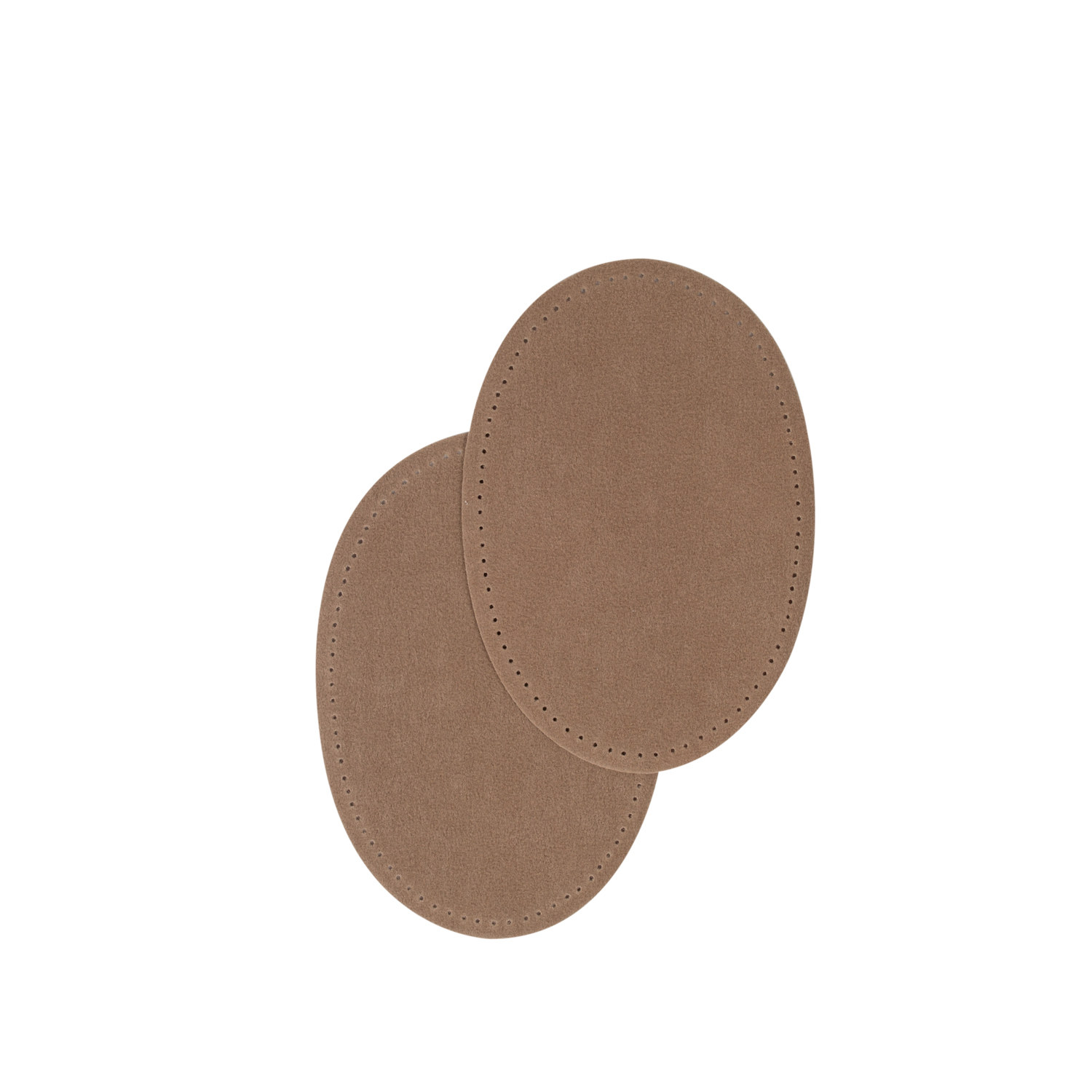 Suede iron on oval repair patches