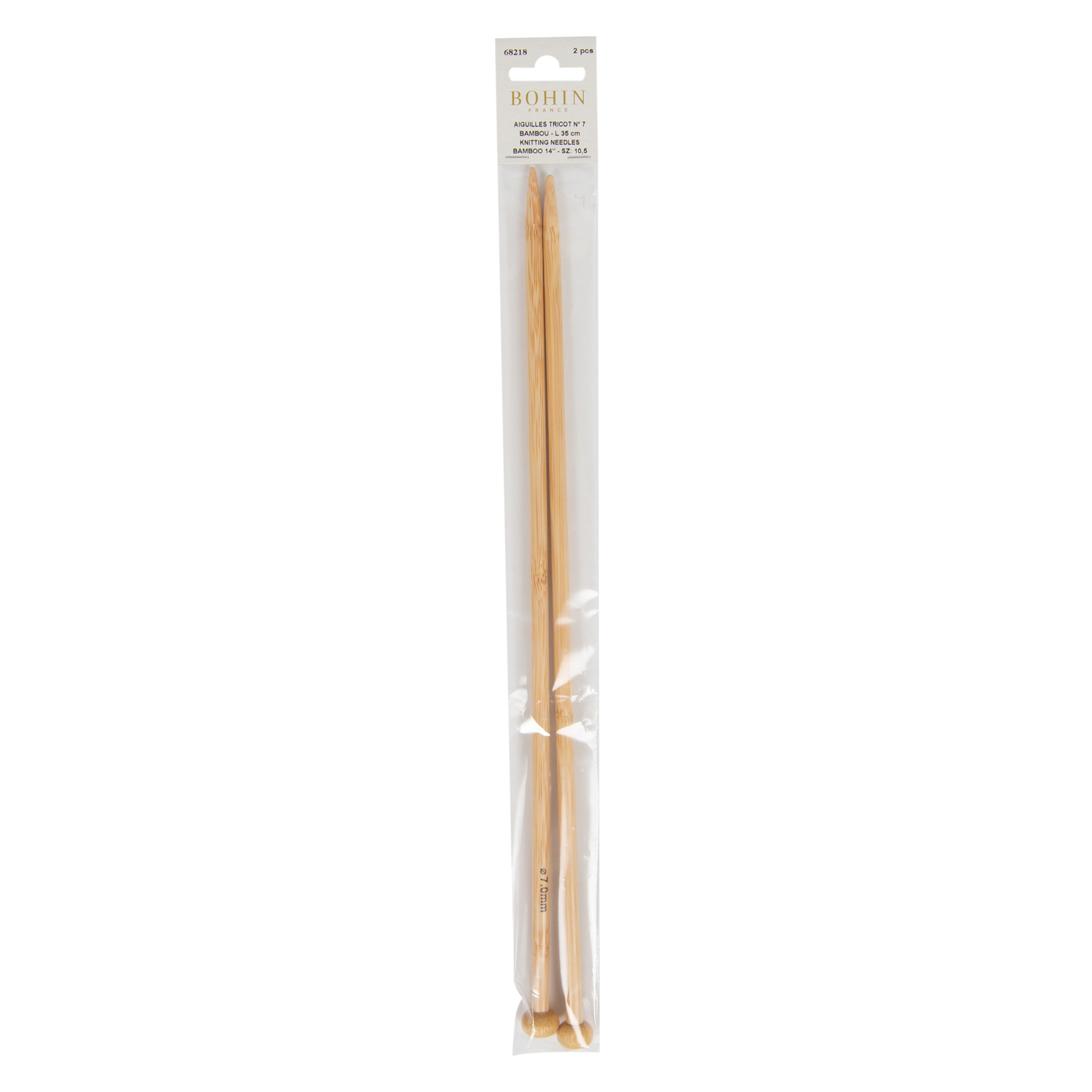 Bamboo knitting needles - 14"