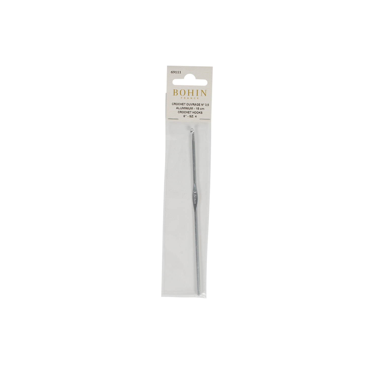 Aluminium crochet hooks - 6"