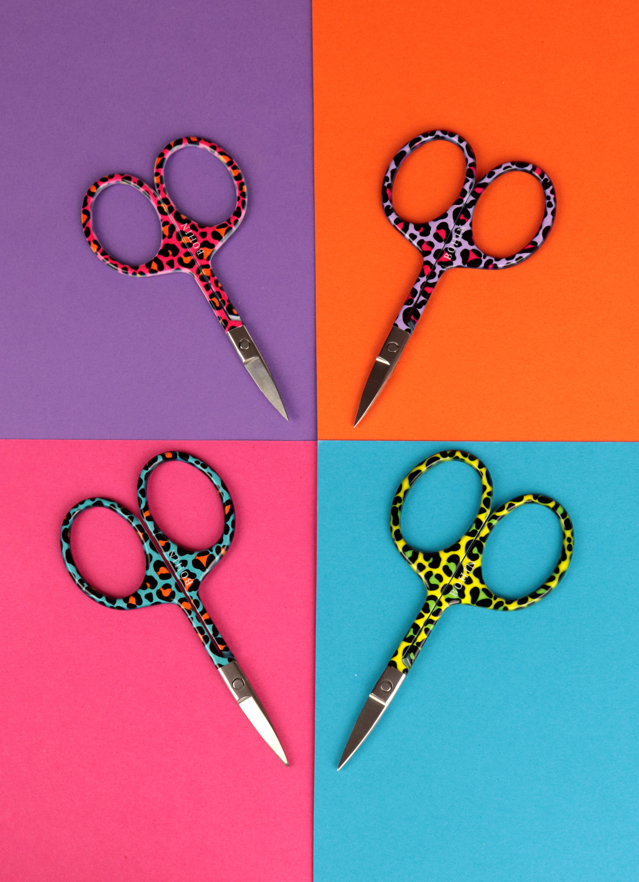 Pop Leopard Fancy Scissors - Display x12