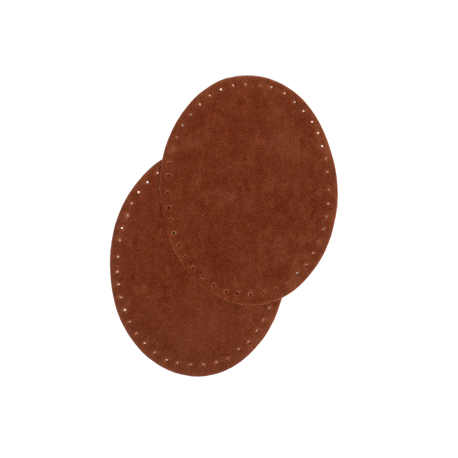Suede iron on oval repair patches