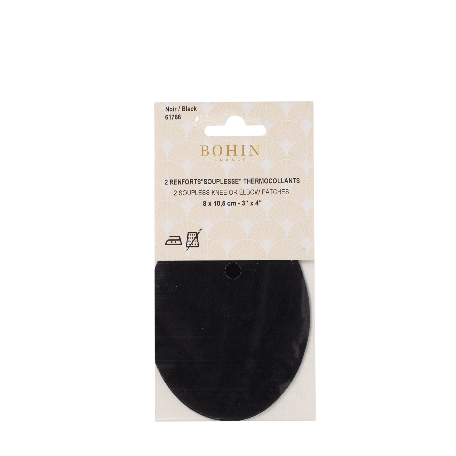 Suede iron on oval repair patches