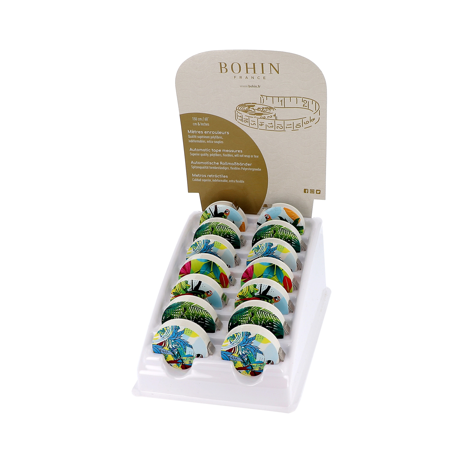 Automatic tape measure-"Jungle collection"