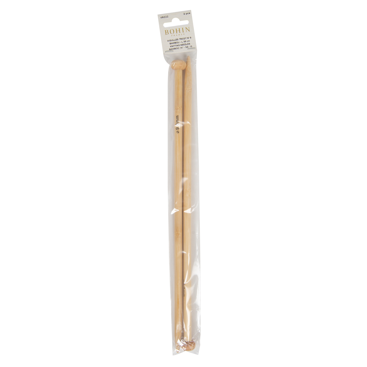 Bamboo knitting needles - 14"