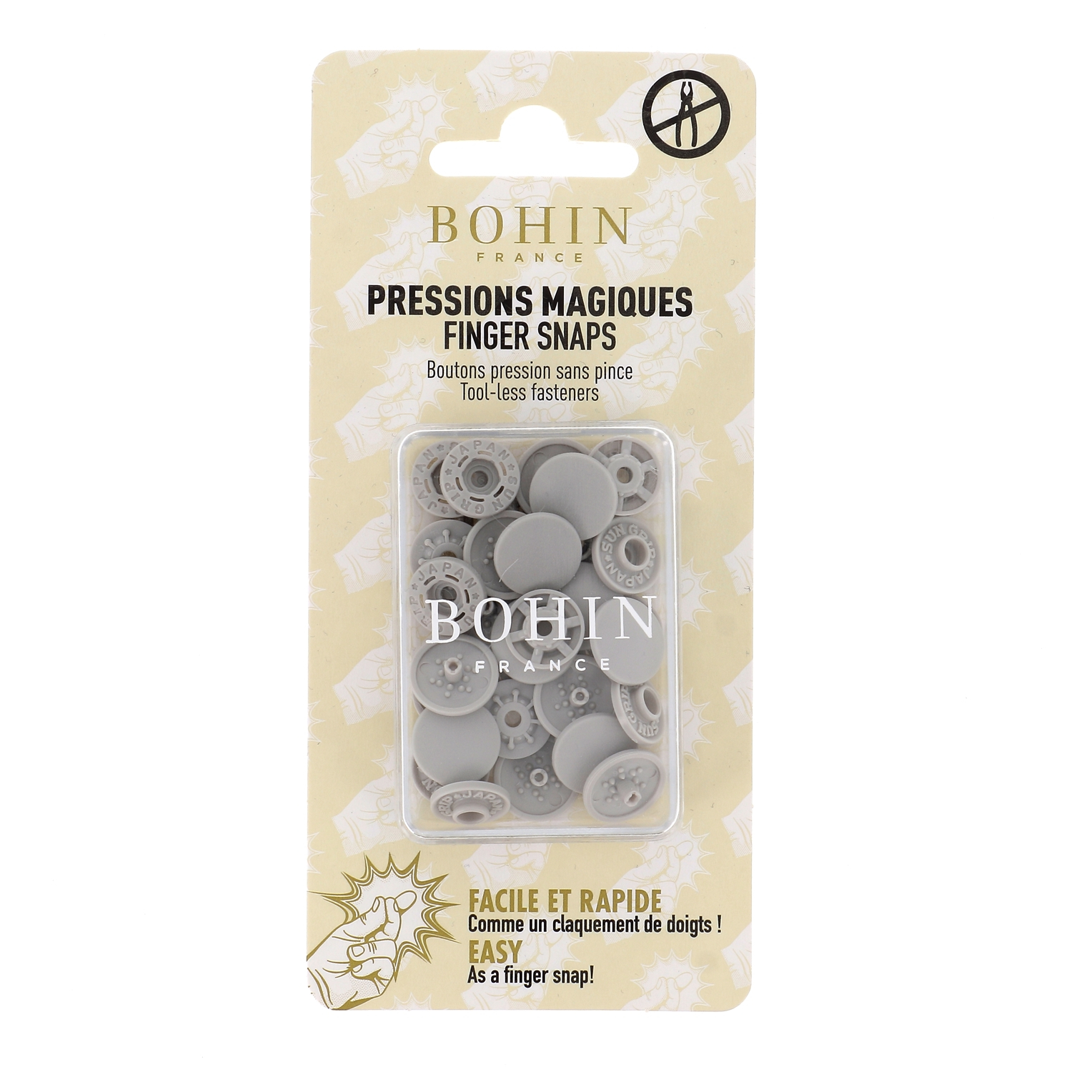 "FINGER SNAP" BUTTON 13mm 1/2"