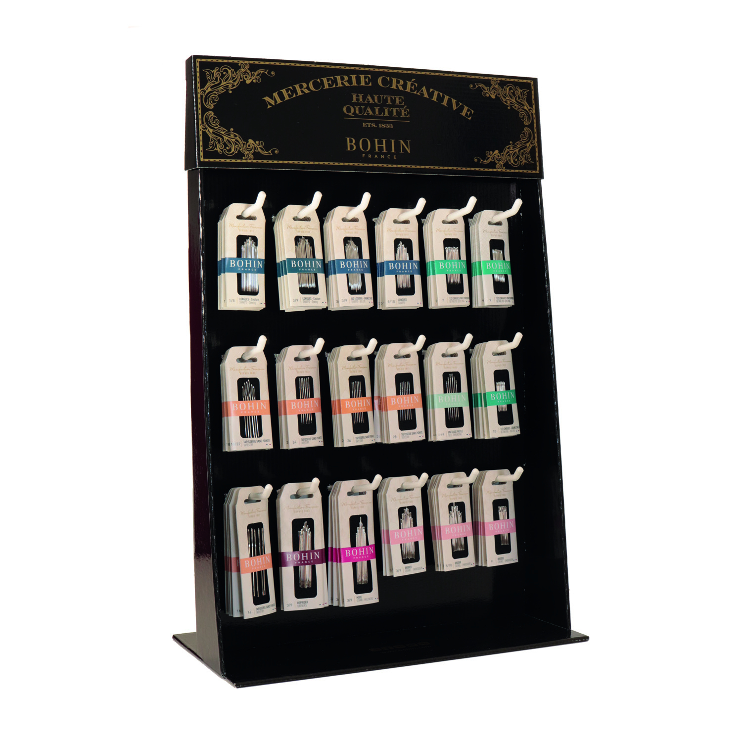 Hand sewing needles display (X18)