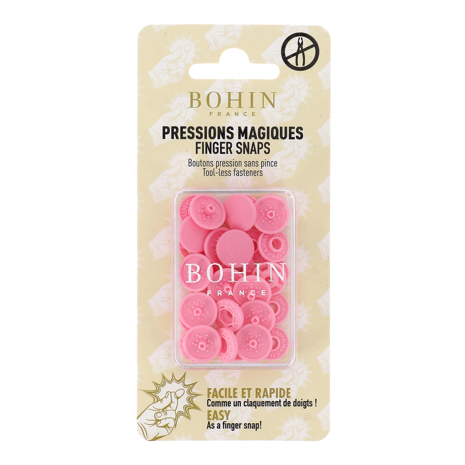 "FINGER SNAP" BUTTON 13mm 1/2"