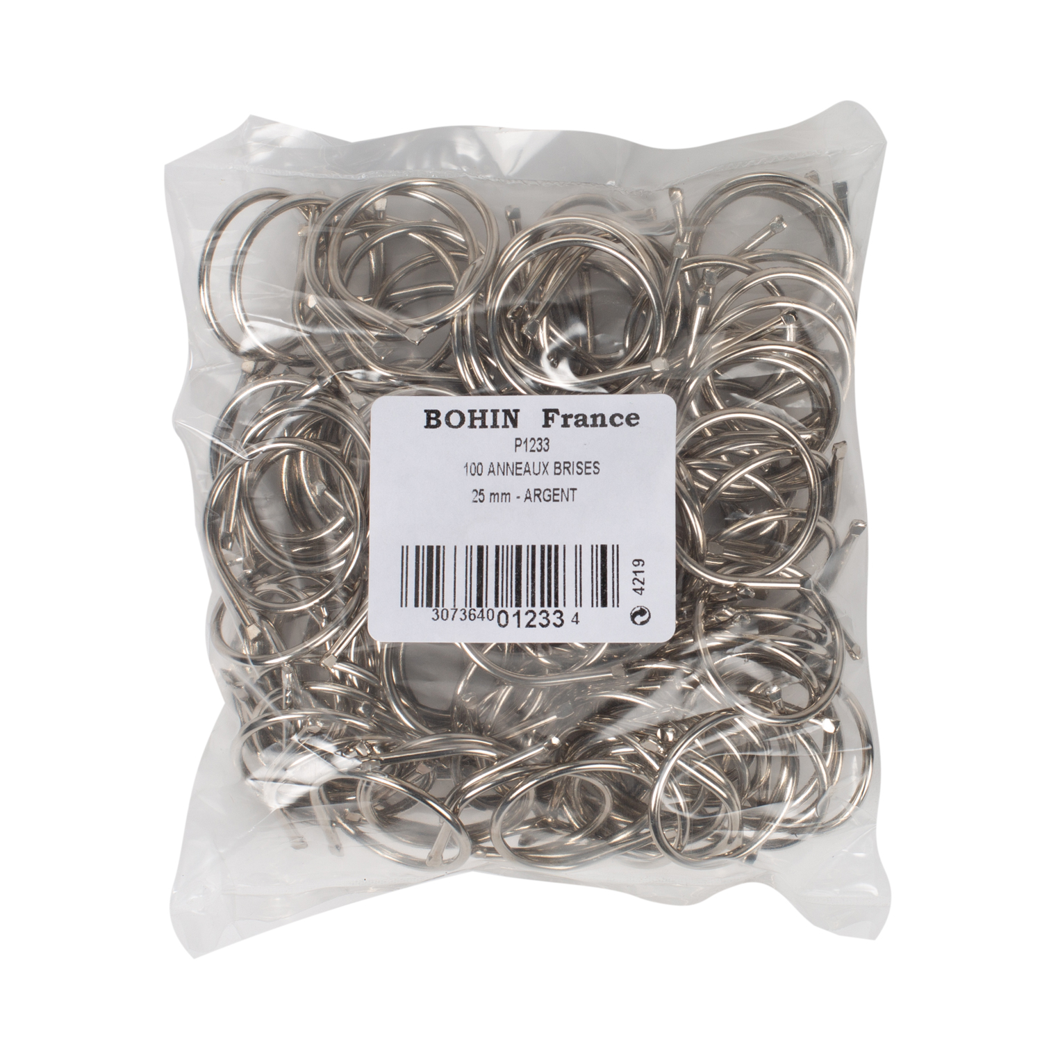 Anneaux en acier pour rideaux