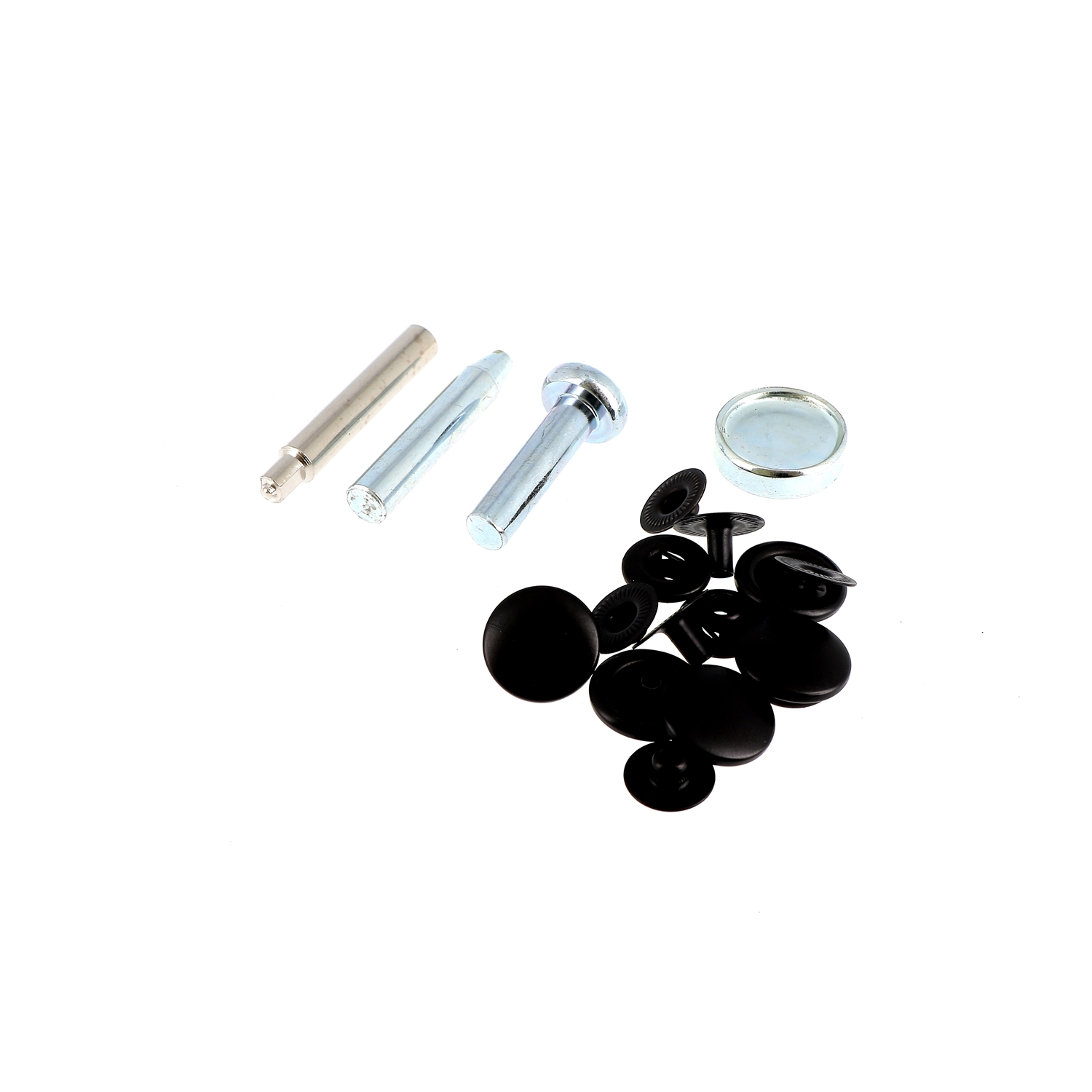 Non-sew fasteners for medium fabrics