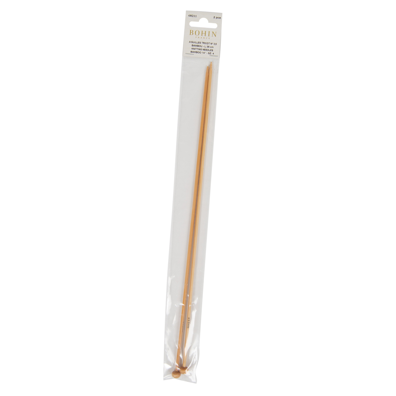 Bamboo knitting needles - 14"