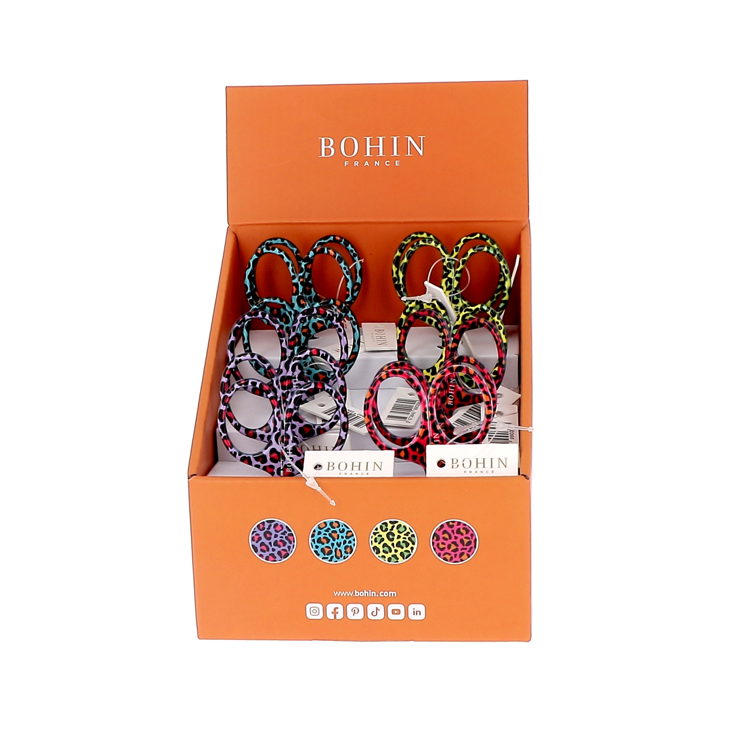 Pop Leopard Fancy Scissors - Display x12