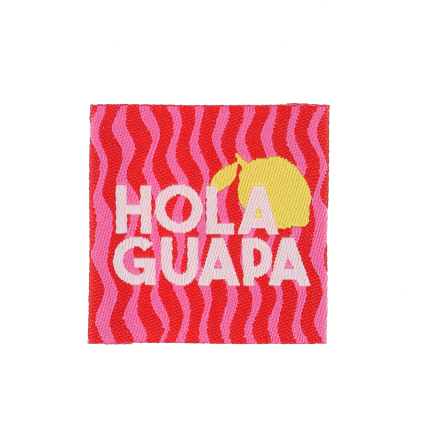 Sew-on label – Hola Guapa – Blister of 4 labels