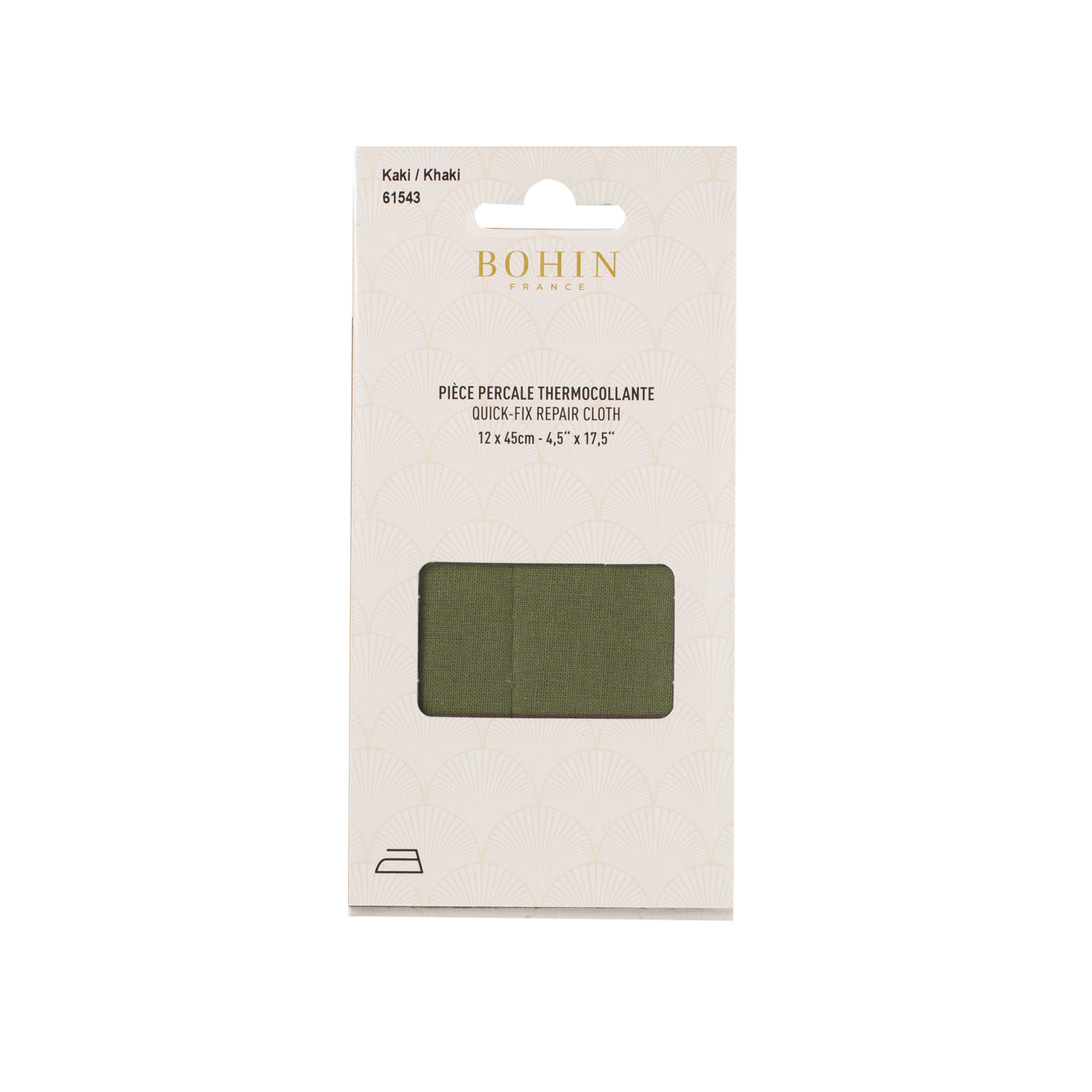 Percale cotton iron on quick fix repair mending