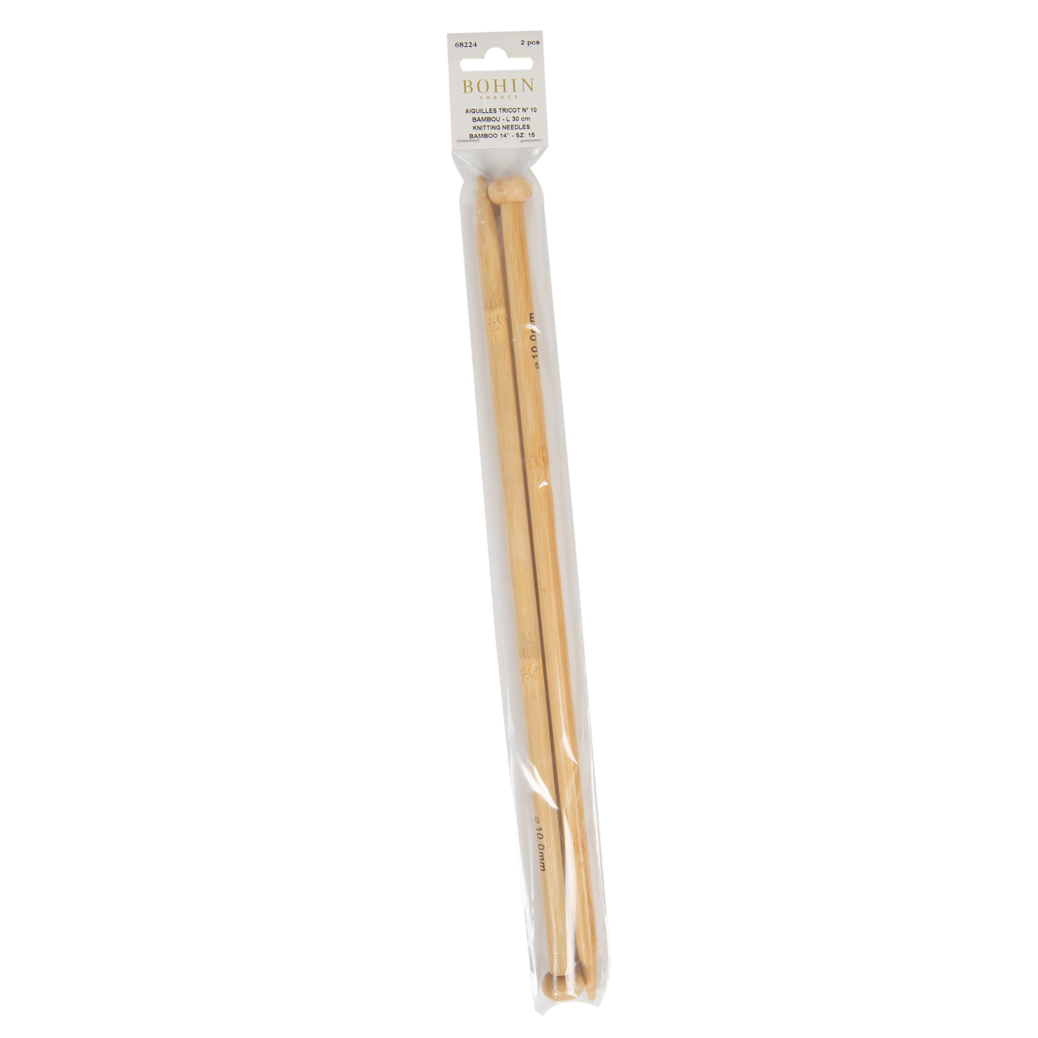 Bamboo knitting needles - 14"