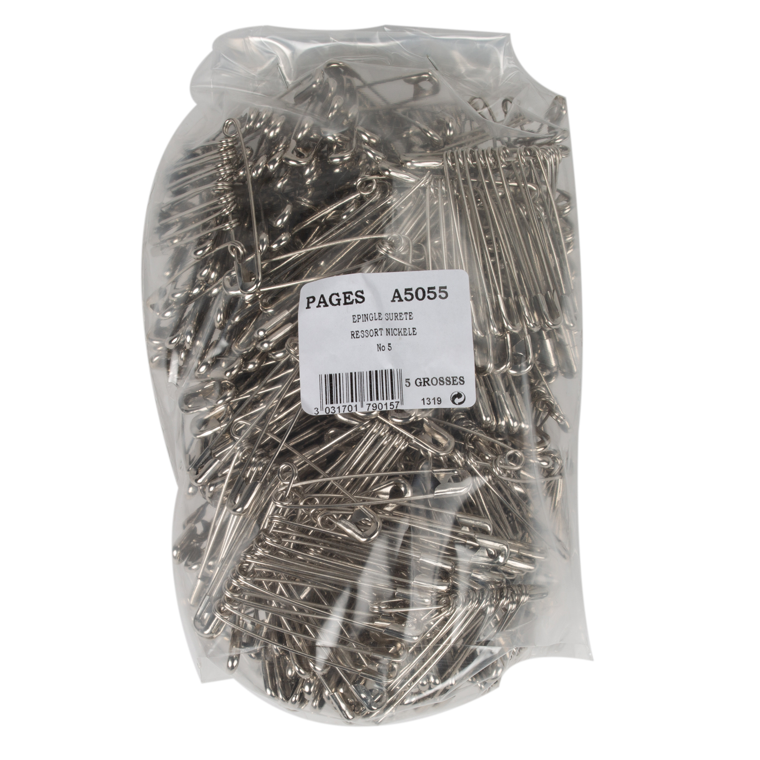 Safety pins - coiled spring S1