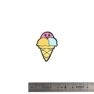 IRON-ON-PATCHES "MINIPATCHI" - ICE CREAM