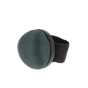  Velvet pincushion with slap bracelet
 