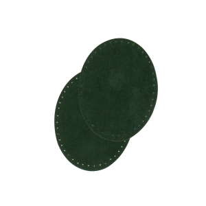 Suede iron on oval repair patches